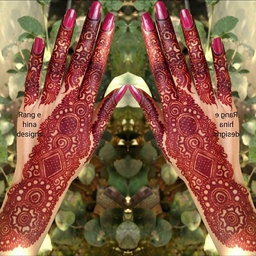 Rang e hina designs