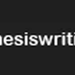 Thesis Writing Help