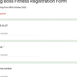 Big Boss Fitness Challenge