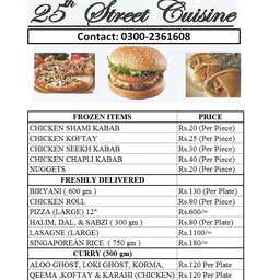 25th Street Cuisine