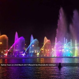 Bahria Dancing Fountain Karachi