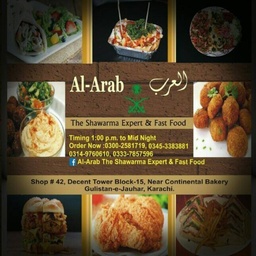 Al Arab The Shwarma Expert  Fast Food pizza b.b.q & chainees