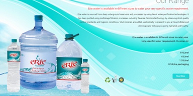 Erie Mineral Water. Sagacious (Pvt) Ltd.